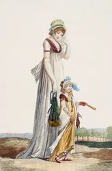 Joven madre y niño, 1800