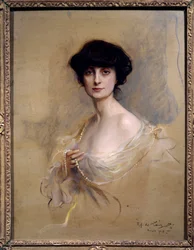 Retrato de Anna de Brancovan Condesa Mathieu de Noailles (1876-1933) Anna de Noailles es una mujer de letras francesa. Pintura de Philip Alexis de Laszlo (1869-1937) 1913 París, Museo de Orsay.