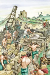 Construcción del Muro de Adriano