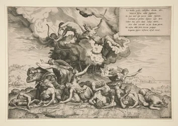 Apolo y Artemisa matando a Niobe