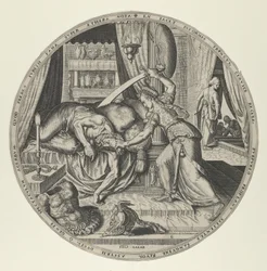 Judith de Mujeres famosas del Antiguo Testamento, conjunto de 6