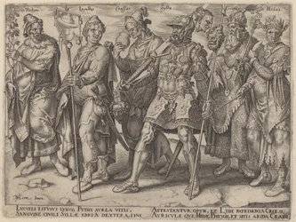 Pythius, Lucullus, Crassus, Sylla, Croesus, Midas (Ejemplos notorios de riqueza de la antigüedad)