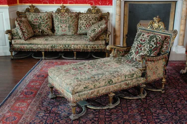 Cama y sofá del Duque de Leeds
