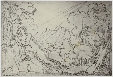 Correggio, un ángel que lleva un alma al paraíso