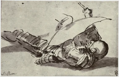 Salvator Rosa, el soldado herido