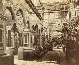 Sydenham: Crystal Palace, Entrada al Tribunal Bizantino, 1854
