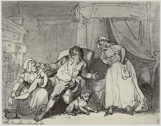 Thomas Rowlandson, El marido borracho