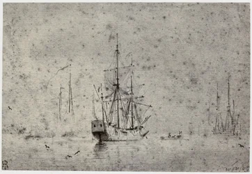 Willem van der Velde, Envío