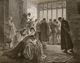 La Embajada Inglesa durante la Masacre de San Bartolomé, ilustración de 