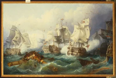 La batalla de Trafalgar