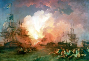 La batalla del Nilo, 1800