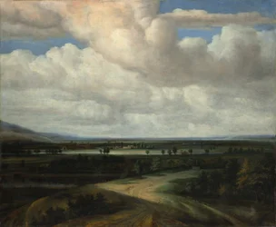 Un Paisaje Panorámico con una Finca Rural, ca. 1649