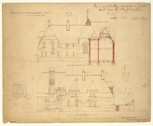 Elevaciones para The Red House, Bexley Heath