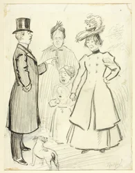 Escena Humorística de la Vida en Londres en el East End