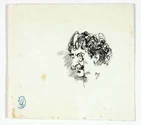 Boceto de la cabeza de Whistler
