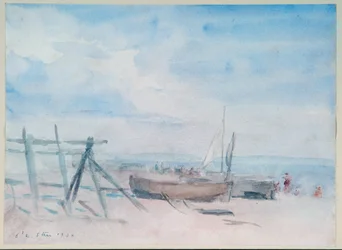 Marea baja, playa de Walmer