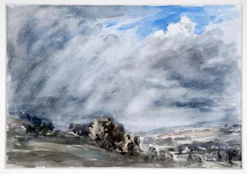 Día tormentoso, Gloucestershire, c.1902