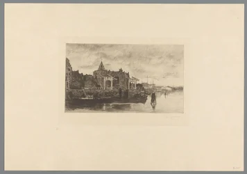Vista de Ámsterdam con la cima de la Schreierstoren
Le Schreierstoren (título original)
Jacob Maris. Doce paisajes (título de la serie)