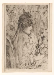 Mujer con ramo de flores
La Bête à Bon Dieu (título original)