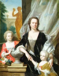 Sybilla Volkera Sighterman con sus hijas