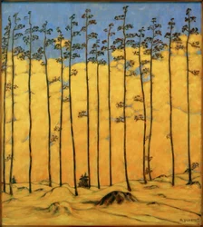 Alerces, paisaje montañoso