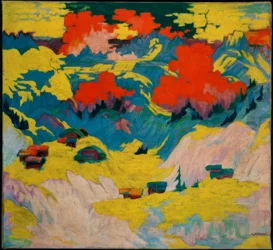 Paisaje invernal en Davos Laret