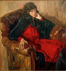 Dama en el sillón