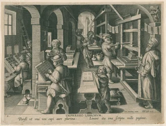 Taller de impresión, 1570-1580