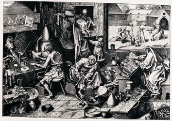 El alquimista, 1558