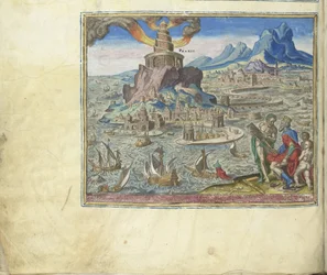 El Faro de Alejandría de la serie Las Ocho Maravillas del Mundo, 1572