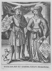 Wenceslao I, Duque de Luxemburgo y Juana, Duquesa de Brabante, ca. 1600