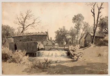Molino en el arroyo cerca de Schliersee