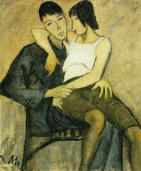 Pareja sentada
