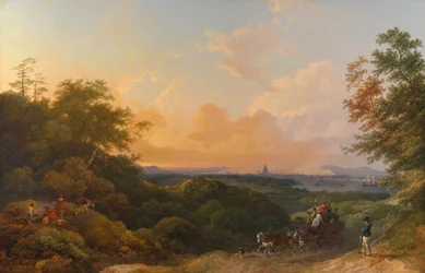 The Evening Coach, Londres en la distancia