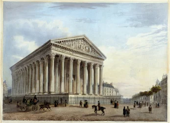Eglise de la Madeleine - en "Promenade dans Paris et ses environs" por Jacottet y Benoist, París