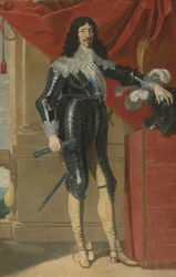 Retrato de Luis XIII de Francia 1601-1643, primera mitad del siglo XVII