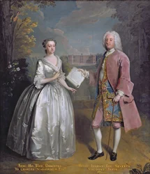 Retrato de Henry, 7º Vizconde de Irwin y su esposa Anne