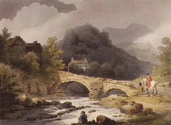 Puente Brathay, pub. por R. Bowyer en 