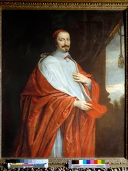 Retrato del Cardenal Jules Mazarin (Giulio Raimondo Mazzarino o Mazarino) (1602-1661)