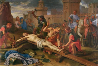 La Crucifixión (óleo sobre lienzo)