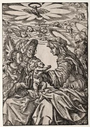 La Sagrada Familia con Santa Ana y Joaquín