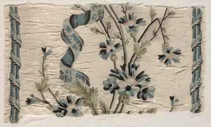 Dos piezas de bordado, 1723-1774