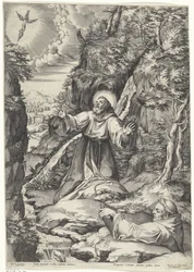 Francisco de Asís recibe los estigmas