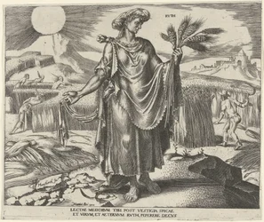 Piedad Rvth (título sobre el objeto) Ocho mujeres famosas del Antiguo y Nuevo Testamento (título de la serie)