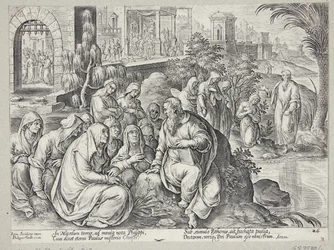 San Pablo hablando con las mujeres de Filipos