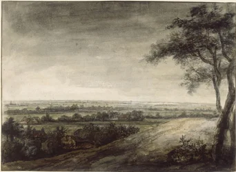 Vista de un amplio paisaje