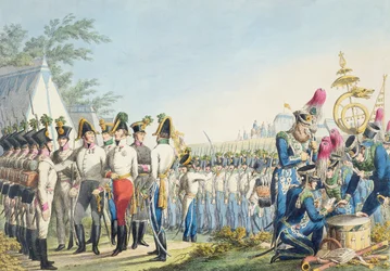La nueva Infantería Ligera Real Imperial Austriaca después de las Guerras Napoleónicas, c.1820