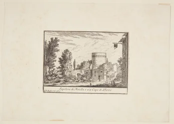 Sepulcro de Metella o sea Capo di Bove