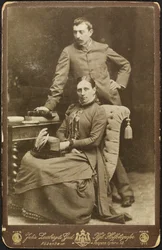 Retrato de Mette y Paul Gauguin, 1885
