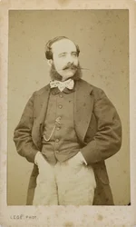 Retrato del violinista y compositor Adolphe Blanc